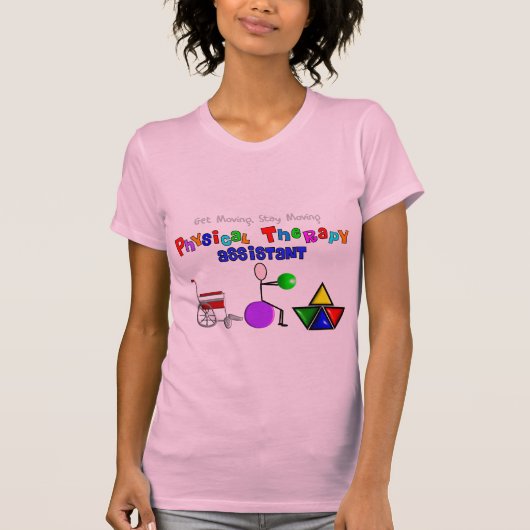 Fysieke therapie assistent T-shirt (Voorkant)