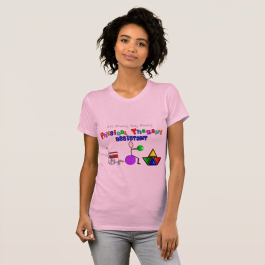 Fysieke therapie assistent T-shirt (Voorkant volledig)