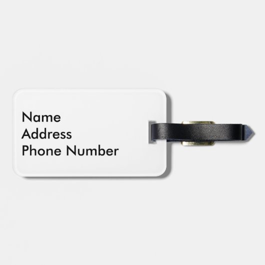 Fysieke Therapie Bagagelabel (Achterkant horizontaal)