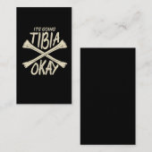 Fysieke therapie behaal snel een cadeaubon visitekaartje (Voorkant / Achterkant)