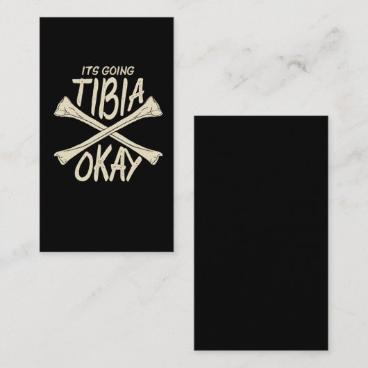 Fysieke therapie behaal snel een cadeaubon visitekaartje (Voorkant / Achterkant)