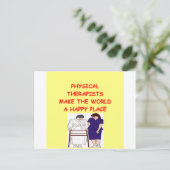 fysieke therapie briefkaart (Staand voorkant)