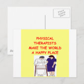fysieke therapie briefkaart (Voorkant / Achterkant)