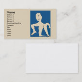 Fysieke therapie, Chiropraktijk, toevoegen tekst Visitekaartje (Voorkant / Achterkant)