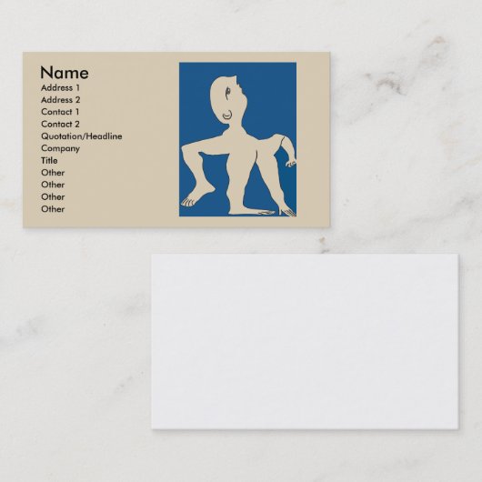 Fysieke therapie, Chiropraktijk, toevoegen tekst Visitekaartje (Voorkant / Achterkant)