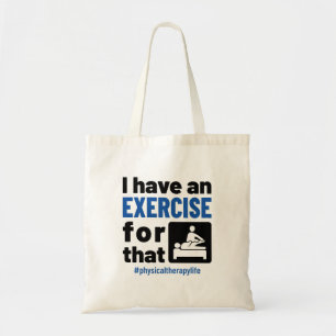 Fysieke therapie die ik daar gebruik van maak tote bag