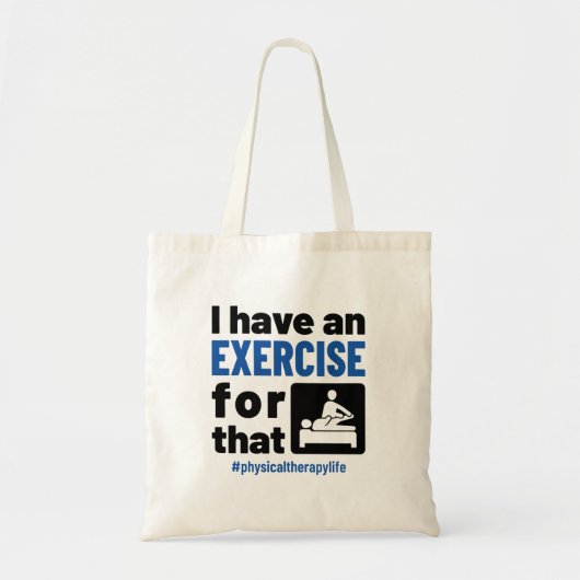 Fysieke therapie die ik daar gebruik van maak tote bag (Voorkant)