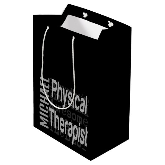 Fysieke Therapie Extraordinaire AANGEPAST Medium Cadeauzakje (Achterkant Gekanteld)