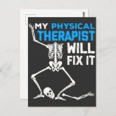 Fysieke Therapie Fix IT Funding Surgery Recovery Briefkaart (Voorkant / Achterkant)