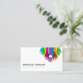 Fysieke therapie Gezondheid Visitekaartje (Staand voorkant)