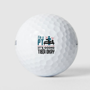 Fysieke therapie Ik ben een PT Het gaat naar Tibia Golfballen