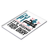 Fysieke therapie Ik ben een PT Het gaat naar Tibia Notitieboek (Linkerzijde)