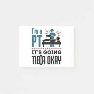 Fysieke therapie Ik ben een PT Het gaat naar Tibia Post-it® Notes