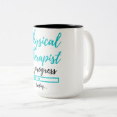 Fysieke therapie in behandeling 2 tweekleurige koffiemok (Voorkant rechts)