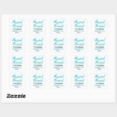 Fysieke therapie in behandeling 2 vierkante sticker (Vel)