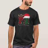 Fysieke Therapie Kerstmis Santa Hoed Rood Plaid PT T-shirt (Voorkant)