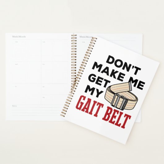 Fysieke therapie laat me niet mijn ketel halen planner (Display)