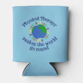 Fysieke therapie maakt de wereld rond blikjeskoeler (Voorkant)