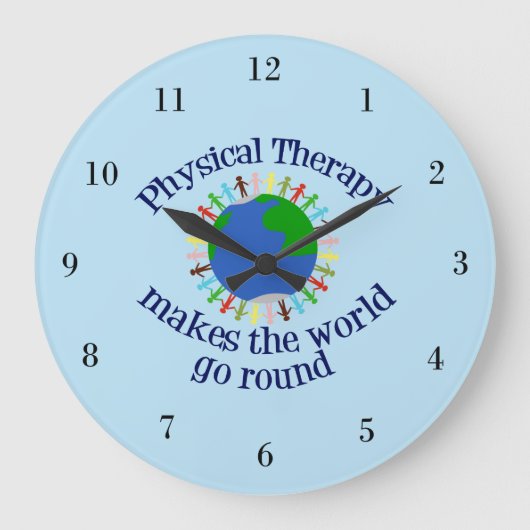 Fysieke therapie maakt de wereld rond grote klok (Voorkant)
