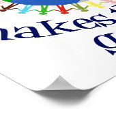 Fysieke therapie maakt de wereld rond poster (Hoek)