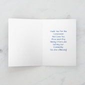 Fysieke therapie Medische Dank u kaart (Binnen)