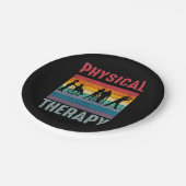 Fysieke therapie met behulp van een Gift Retro Papieren Bordje (Gekanteld)