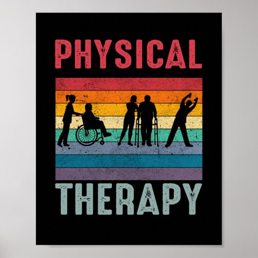 Fysieke therapie met behulp van een Gift Retro Poster (Voorkant)