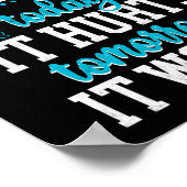 Fysieke therapie met fysiotherapie poster (Hoek)