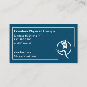 Fysieke Therapie Moderne Visitekaartjes