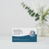 Fysieke Therapie Moderne Visitekaartjes (Staand voorkant)