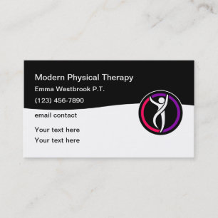 Fysieke Therapie Moderne Visitekaartjes