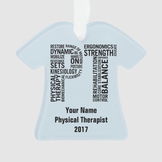 Fysieke Therapie PT Ornament (voorkant)