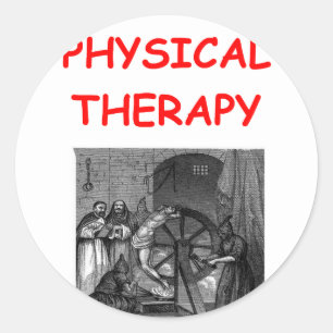 fysieke therapie ronde sticker