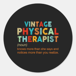 Fysieke Therapie Ronde Sticker