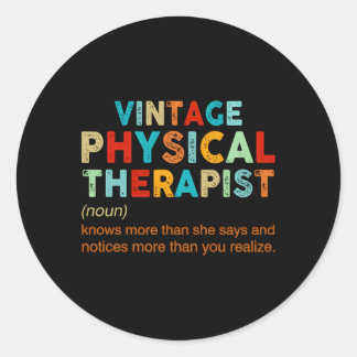 Fysieke Therapie Ronde Sticker