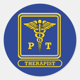 Fysieke Therapie Ronde Sticker