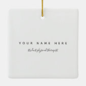 Fysieke Therapie School Clinical DPT Keramisch Ornament (Achterkant)