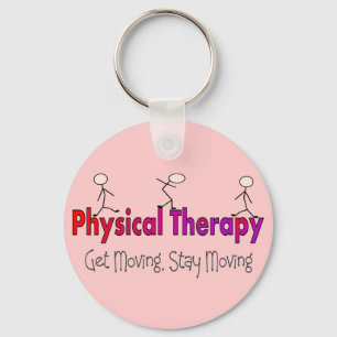 Fysieke therapie Stick People Design Sleutelhanger