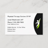 Fysieke therapie Therapist Visitekaartje (Voorkant)