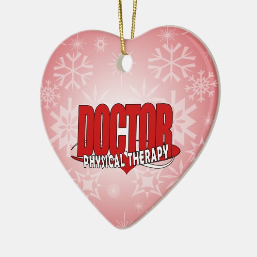 FYSIEKE THERAPIE VAN DE ARTS GROOT ROOD KERAMISCH ORNAMENT (Links)