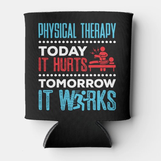 Fysieke therapie vandaag verhuurt het morgen het w blikjeskoeler (Voorkant)