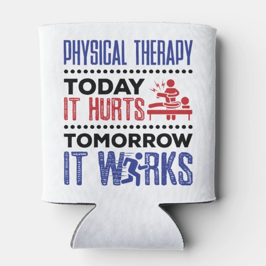 Fysieke therapie vandaag verhuurt het morgen het w blikjeskoeler (Achterkant)