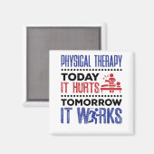 Fysieke therapie vandaag verhuurt het morgen het w magneet (Voorkant / Achterkant)