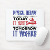 Fysieke therapie vandaag verhuurt het morgen het w muismat (Met muis)