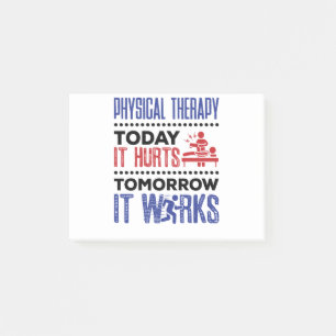 Fysieke therapie vandaag verhuurt het morgen het w post-it® notes