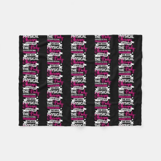 Fysieke therapie Versterking Versterken Proud Fleece Deken (Voorkant (Horizontaal))