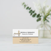 Fysieke Therapie Visitekaartje (Staand voorkant)