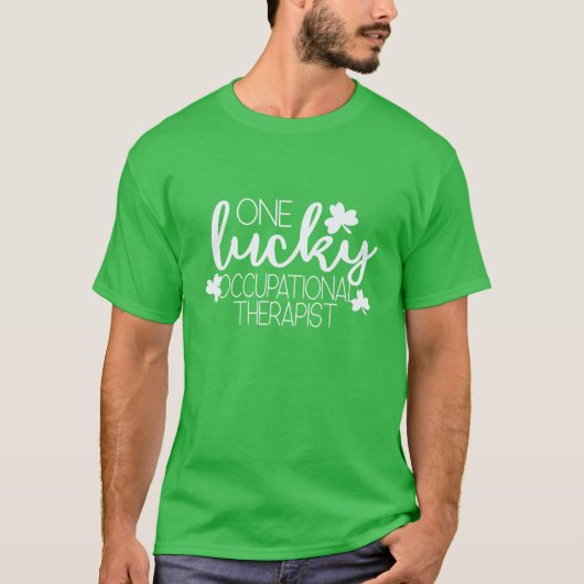 Fysieke therapie voor St. Patrick's Day PT T-shirt (Voorkant)