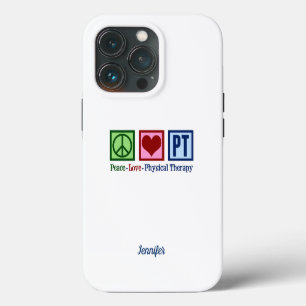 Fysieke therapie Vredesliefde PT Aangepast iPhone 13 Pro Hoesje