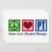 Fysieke therapie Vredesliefde PT Kaart (Voorkant / Achterkant)